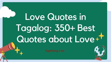 Love Quotes in Tagalog: 350+ Best Quotes about Love.
